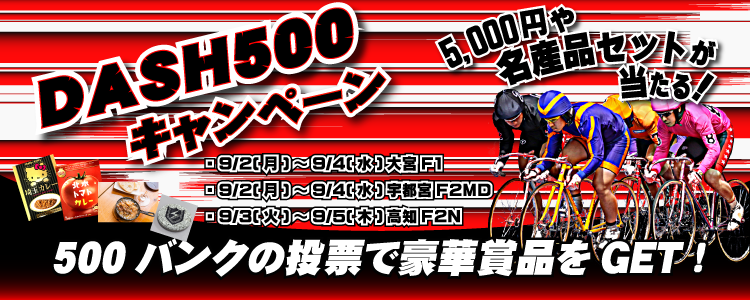ダッシュ500投票キャンペーン