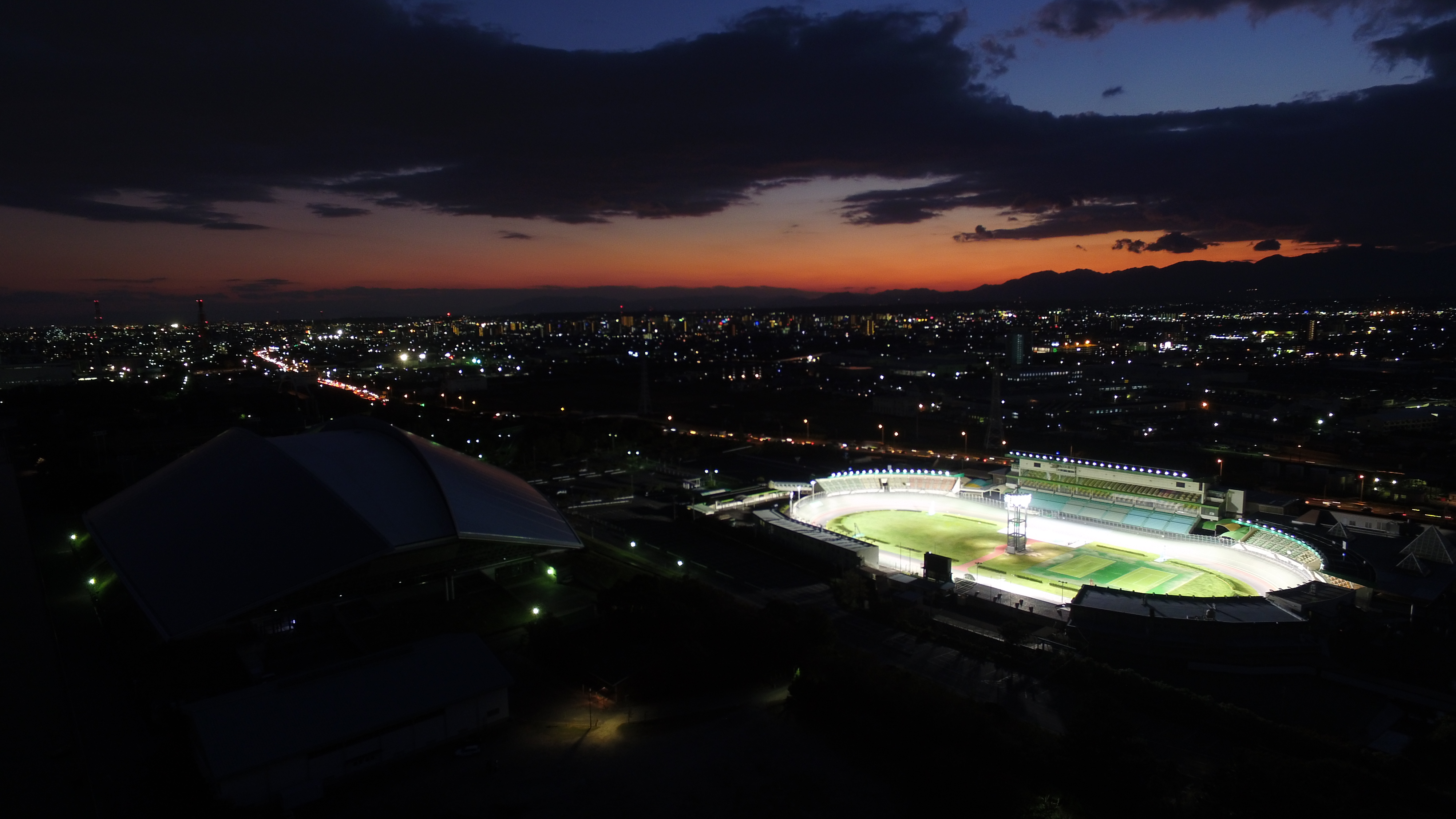 夜景空撮